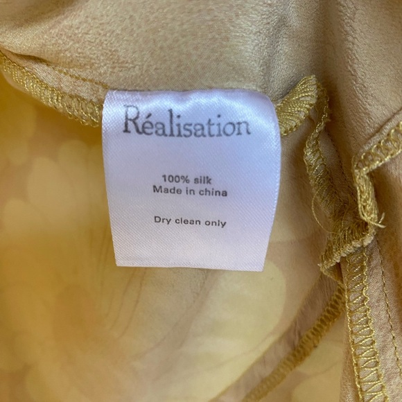 Realisation Par Mary Jane Silk Sunflower Dress Size Small - Picture 8 of 10